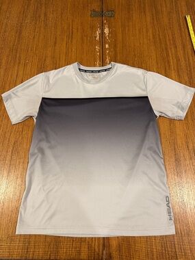 HEAD Men’s Grey/Silver Tennis Workout Top